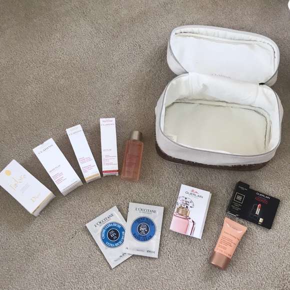 Clarins Handbags - Clarins Makeup Bag